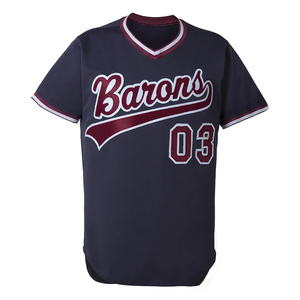 Fabrication professionnelle de maillots de baseball tendance et abordables, uniformes respirants avec option grandes tailles, techniques d'impression - Product Image 5