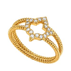 Yellow Gold Plated Silver <b>Ring</b> Women Elegant Rope Design Fashion Jewelry Crystal Accent Statement <b>Ring</b> Gift Accessories - Product Image 5