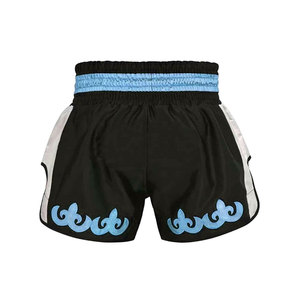 Short de combat Muay Thai et boxe pour hommes, en satin extensible respirant et à séchage rapide, 100 % polyester, personnalisable en gros - Product Image 6