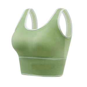 Conjunto Deportivo para Mujer, Leggings Largos de Color Sólido, Top Deportivo Cruzado, Transpirable, Spandex/Nailon, Cuello en U, Cintura Alta, para Gimnasio, Yoga, Tallas Grandes - Product Image 4