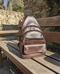 Bolso Bandolera de Piel Sintética PU, Bolso Cruzado de Hombro de 12.5 x 7.5 Pulgadas, Riñonera Casual de Viaje, Fabricante OEM - Product Image 1