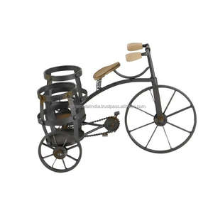 ชั้นวางไวน์ลวดเหล็ก3ล้อปรับแต่งได้ทันสมัยอุปกรณ์สำหรับบาร์และอุปกรณ์จัดงานแต่งงาน - Product Image 3