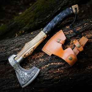 Hacha Vikinga Multiusos a Precio de Fábrica, de Acero con Alto Contenido de Carbono, Diseño Nuevo y Popular para Actividades al Aire Libre, Venta al Por Mayor, Personalizable - Product Image 5