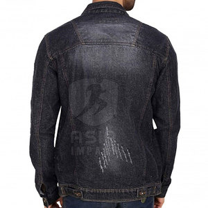 Classic Men Jeans Jacket Casual Outerwear with <b>Button</b> Closure Stylish Streetwear Fashion Winter Jacket - Product Image 3