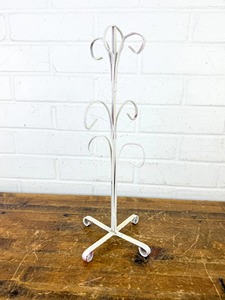 Decorative Iron <b>Mug</b> <b>Tree</b> Holder Stand With Multiple Curved Hooks Freestanding Coffee Cup Hanging Storage Rack Kitchen Countertop - Product Image 6