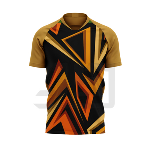 Maillot de football athlétique respirant, finition imprimée de qualité supérieure, léger, pour équipes adultes, événements sportifs, 100 % coton (avant) - Product Image 6