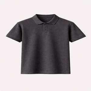 เสื้อโปโลแขนสั้นสีเขียวล้วนสำหรับผู้ชาย ผ้าฝ้ายอ๊อกซ์ฟอร์ด สวมใส่สบาย ระบายอากาศได้ดี ดีไซน์เรียบง่าย - Product Image 2