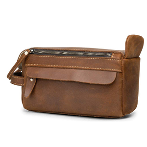 Custom Factory Wholesale Eco Friendly 12oz Canvas Cosmetic Bag Natural Unisex Linen Cosmetic <b>Makeup</b> Pouch Hemp Toiletry Bags - Product Image 5