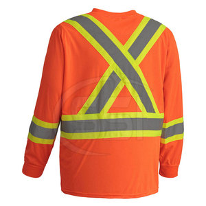 Crew Safety Sweatshirt ANSI Class 2 Waterproof Reflective Workwear Logo Designed for Team Identification Workplace Awareness - Product Image 6