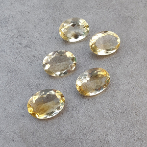 Piedra Preciosa Suelta de Citrino Natural Amarillo de Grado AAA+, Corte Facetado Ovalado, Calibrada, para Joyería - Product Image 4