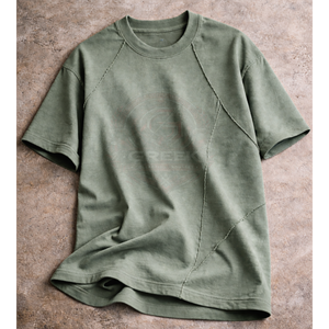 เสื้อยืดแขนสั้นผู้ชายไซส์ใหญ่ ผ้าฝ้ายนุ่ม ระบายอากาศ แห้งเร็ว ทรงหลวม สไตล์สตรีทแวร์ เสื้อผ้าลำลอง ผู้ผลิตเสื้อผ้า - Product Image 5