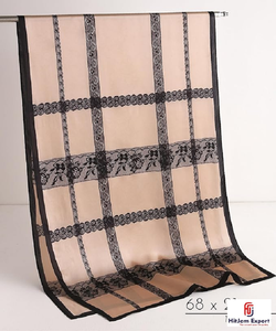 Écharpe longue de luxe personnalisée imprimée, tissu doux, marque blanche, fabricant de textiles OEM ODM, fournisseur de mode à marque privée - Product Image 4