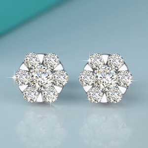 Pendientes de Diamantes Moissanite Más Vendidos, Ideales para Colecciones de Joyería Nupcial, Accesorios de Boda, Eventos de Compromiso - Product Image 1