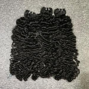 Paquete de pelo de trama de lujo Hotrend, Color rizado Natural, pelo vietnamita, malla frontal, trama de piel de Vietnam - Product Image 3