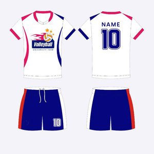 OEM Volleyball Uniforms Men Women Custom Printed Team Jersey Set Moisture Wicking Sportswear - Product Image 1