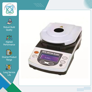 Experiencia Profunda en la Fabricación de Balanzas de Humedad Digitales IR con Pantalla Táctil de Alta Calidad y Fácil Manejo, Origen India - Product Image 4
