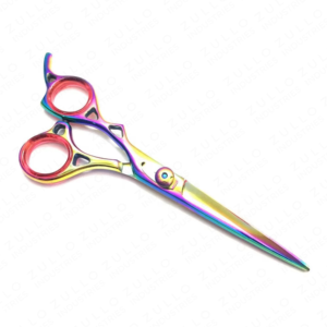 กรรไกรตัดผมคุณภาพสูง หลายสี สแตนเลส ปลายแหลมคม สำหรับร้านเสริมสวย - Product Image 3