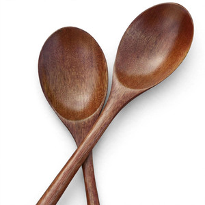 Cuchara de Madera Natural Hecha a Mano para Cocinar con Superficie Pulida Suave, Utensilio de Cocina Reutilizable para Remover, Mezclar y Saltear - Product Image 5