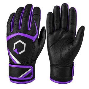 2026 New Arrival J S Sports Baseball Softball <b>Gloves</b> Premium Custom Genuine Leather Anti-Slip Batting Black <b>Red</b> Design Wrist - Product Image 3