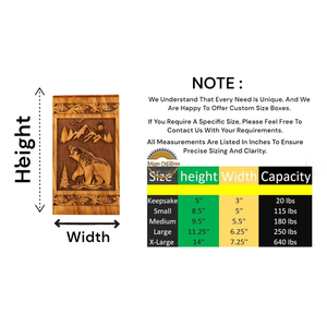 Urna Funeraria de Resina y Madera Natural Inspirada en el Océano, Caja para Cenizas con Diseño de Ola Azul Hecha a Mano por AYAANS - Product Image 5