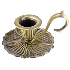 High Quality Brass Vintage <b>Small</b> <b>Candle</b> Holder With Polish Finished For Home Decoration Metal <b>Candle</b> Holder For Table Top Decor - Product Image 1