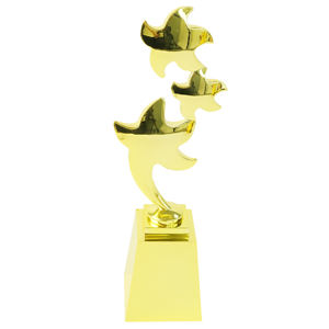 Premio personalizzabile Multi-industria trofeo stella universale con finitura placcata in oro a cinque punti trofei stellari per accademico aziendale - Product Image 5