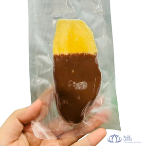 [VENTA CALIENTE] Snacks Nutritivos de Mango Bañado en Chocolate con Almendras, Fruta Seca Dulce en Rodajas, Paquete a Granel, Adorno para Postres, Suministro para Panadería - Product Image 1