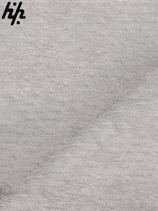 เสื้อฮู้ดดี้โอเวอร์ไซส์ทรงครอปคุณภาพสูงสำหรับทุกเพศ สไตล์ฤดูหนาว สีพื้น พิมพ์ลาย  แบบสวมหัว มีฮู้ด  รับสกรีนโลโก้ สไตล์ผู้ชาย - Product Image 4