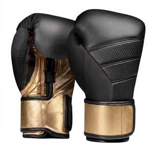 Guantes de Boxeo de Cuero Resistentes con Logotipo Personalizado, Protección UV, Cierre de Gancho y Bucle, Impresión HD para Entrenamiento de Muay Thai y Kick Boxing - Product Image 4