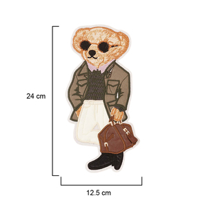 Dandy Bear Fashion <b>Sew</b> <b>On</b> Embroidered <b>Patch</b> - Product Image 3