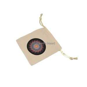 เจ็ดกระเป๋าข้อความจักระผ้าฝ้ายแบบผูกเชือกคริสตัลขัดเงารูปแบบของขวัญธุรกิจของฮวงจุ้ยชุดมาสคอต - Product Image 5