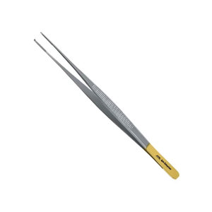 Pinces à tissus délicats en carbure de tungstène T/C, pointe de 1 mm, 1x2 dents, 5,5 pouces (14 cm), Micro Semken par Apto Enterprises - Product Image 6