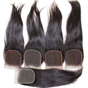 Compre cabello humano con cierre de encaje confiable, nudos invisibles, fluidez sedosa, combinación perfecta, precios al por mayor disponibles. - Product Image 4