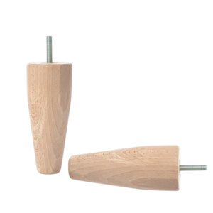 Pieds de meubles en bois massif OEM du Vietnam, pieds de support de canapé de remplacement, vente en gros pour canapés et meubles de rangement - Product Image 1