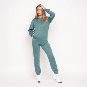 Haut de gamme : Sweat à capuche oversize pour femme, vert pâle, coupe décontractée, anti-plis, respirant, 100 % coton, nouvelle collection hiver - Product Image 2