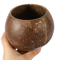 Tasse à café artisanale en noix de coco, fabriquée à partir de matériaux naturels, multifonctionnelle, adaptée à diverses boissons