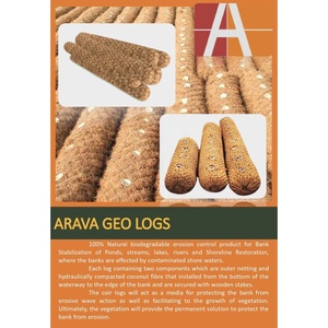 ARAVA Fibre de coco non tissée, ficelle géotextile écologique biodégradable, tissu pour aménagement paysager, protection du sol, remplissage, finesse 5-6 mm - Product Image 3