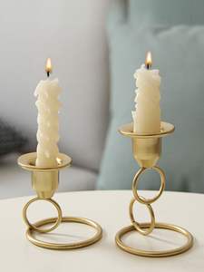 Support à bougie haut de gamme, support à bougie élégant, support à bougie de table, support à bougie décoratif pour salon, support à bougie pour table à manger - Product Image 4