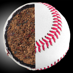 White <b>Baseball</b> With Pink Stitching Standard Size Durable Training <b>Ball</b> Polybag Packaging - Product Image 4