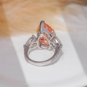 Elegante Anillo de Diamantes, Joyería Destacada para Mujer, Regalo para Compromiso, Boda, Aniversario, Fiesta y Uso Diario - Product Image 3