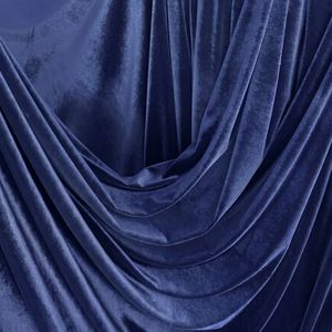 100% Polyester Royal <b>Blue</b> Velvet 9000 Fabric Soft Woven Wrinkle Resistant Breathable Luxury Modern Girls Men Women Suit Blazer - Product Image 1