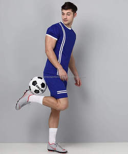 High Quality 100% Polyester Breathable Printed Soccer Uniforms Custom Made Professional Football Players Branded Sets - Product Image 4