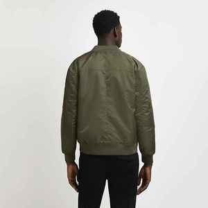 ACTIVE ENTERPRISES Chaqueta Bomber de Motocicleta Ecológica para Hombre, de Verano, Poliéster/Algodón, Cuello Redondo, Estilo Pullover - Product Image 3
