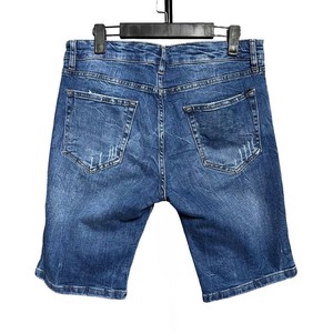 Style décontracté en détresse Short en jean Rip délavé bouton de lavage fermeture éclair hommes jeans pantalon vêtements stocks Bangladesh dépassement fournisseur - Product Image 6