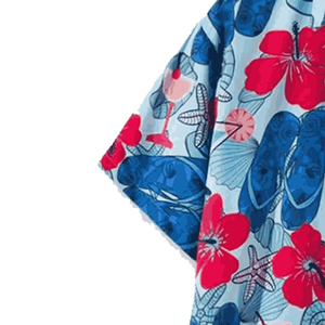 Camisa de playa para hombre con estampado floral por sublimación completa, de secado rápido, informal, con botones, ropa de playa para hombre. - Product Image 2