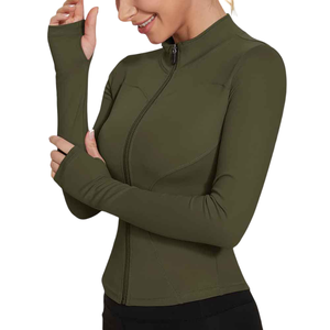 เสื้อแจ็คเก็ตผ้าสแปนเด็กซ์สำหรับผู้หญิง ลุคคลาสสิก ชุดกีฬา ประสิทธิภาพดีเยี่ยม ระบายอากาศได้ดี - Product Image 5