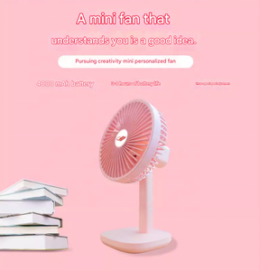 Ventilador Oscilante de Mano sin Aspas Gongtian F18, Construcción de Plástico con Botones, Batería Recargable, Caja Corrugada para el Hogar - Product Image 2