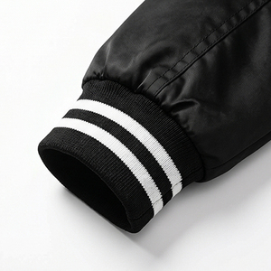 Men's Windproof Fleece <b>Jacket</b> Stand Collar Zipper Closure Workwear Style Solid Color Regular Fit Polyester Material Autumn Wear - Product Image 3