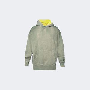 Sudadera con Capucha Desgastada Más Vendida, Sudadera de Moda de Invierno para Hombre, Diseño OEM, Sudadera con Capucha Lavada al Ácido - Product Image 6