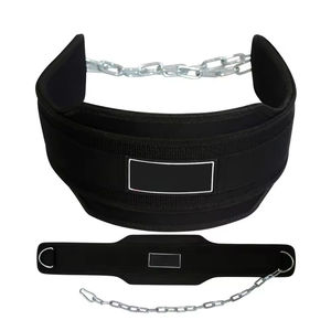 Cinturón de Neopreno Resistente para Levantamiento de Pesas con Cadena de Acero para Dominadas, Levantamiento de Pesas, Culturismo y Entrenamiento de Fuerza - Product Image 6